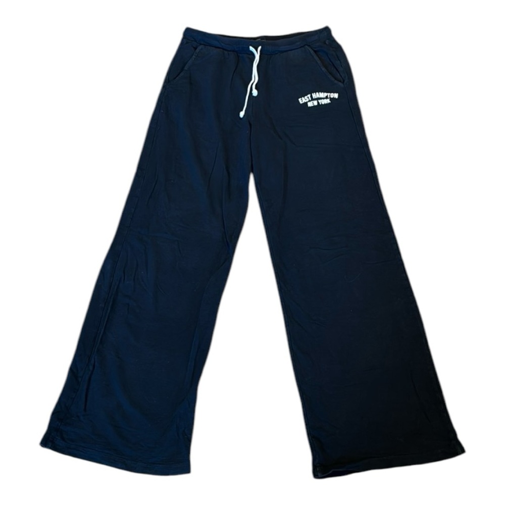 Spirit Jersey East Hampton Wide Leg Pants Navy